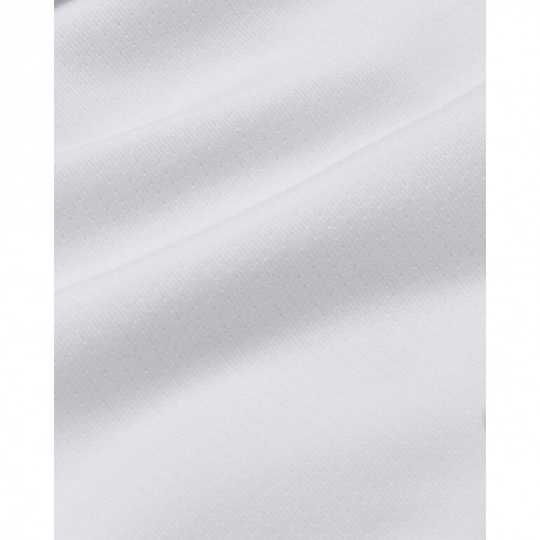 Biustonosz treningowy Under Armour UA HeatGear Mid Padless - biały 