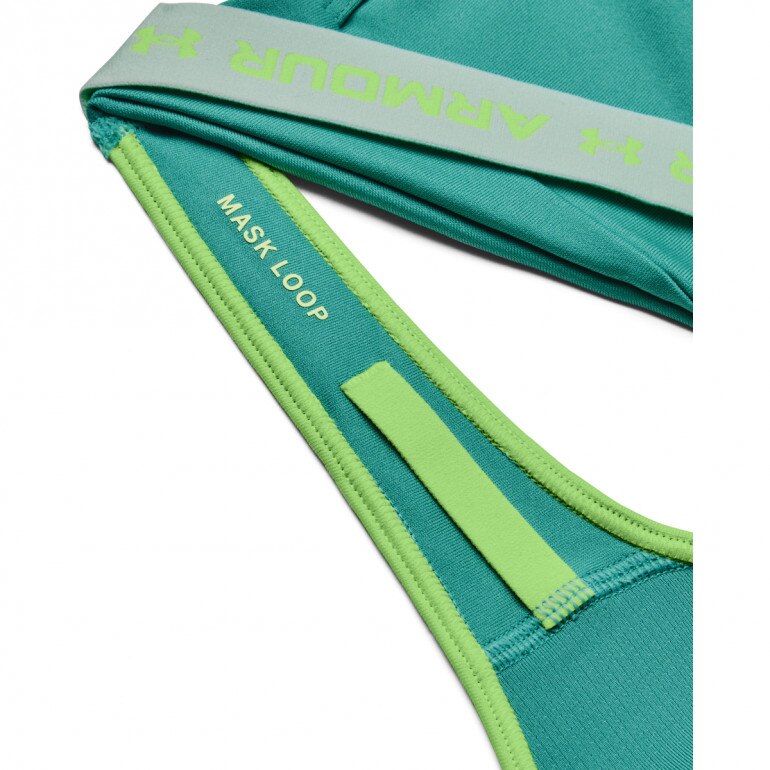 Biustonosz treningowy UNDER ARMOUR UA Crossback Mid Bra Pkt - zielony