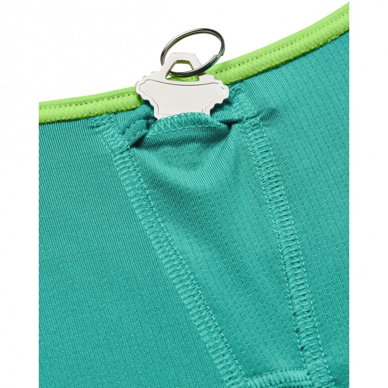 Biustonosz treningowy UNDER ARMOUR UA Crossback Mid Bra Pkt - zielony