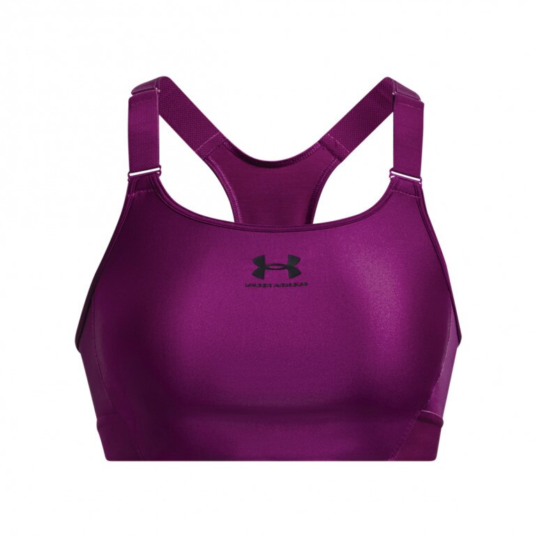 Biustonosz treningowy Under Armour UA HeatGear High - fioletowy