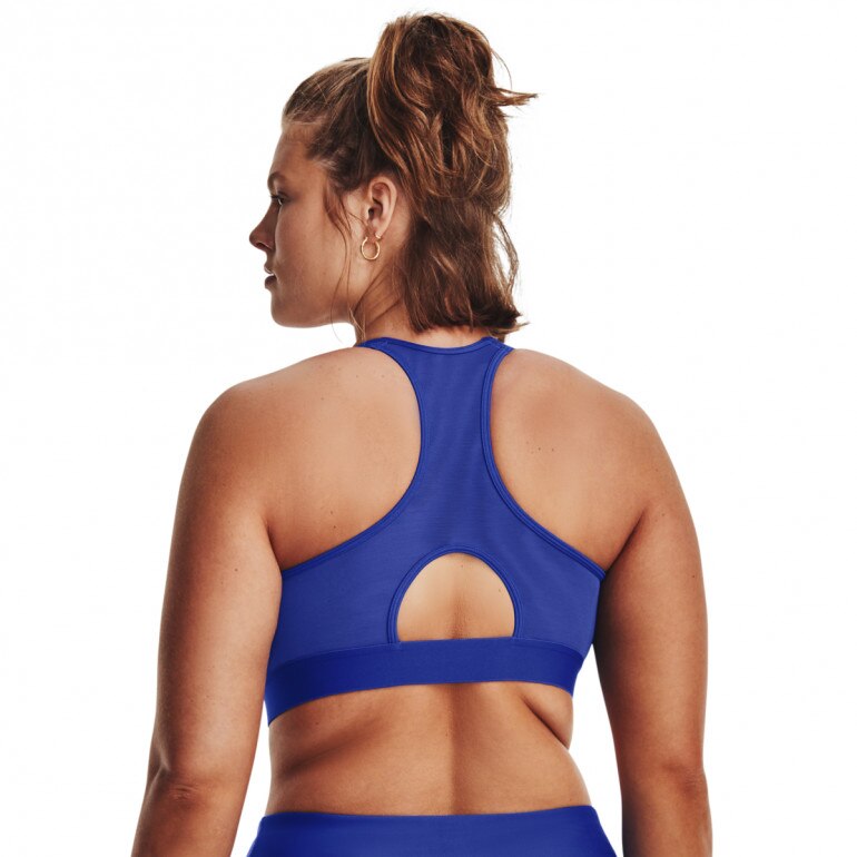 Biustonosz treningowy Under Armour UA HeatGear High - niebieski