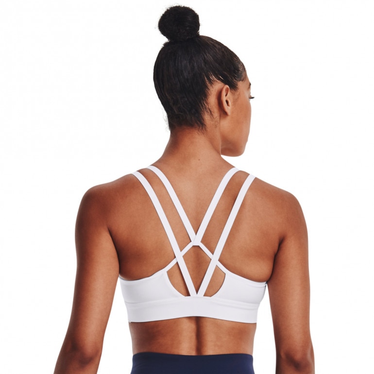 Biustonosz treningowy UNDER ARMOUR UA Infinity Low Strappy - biały
