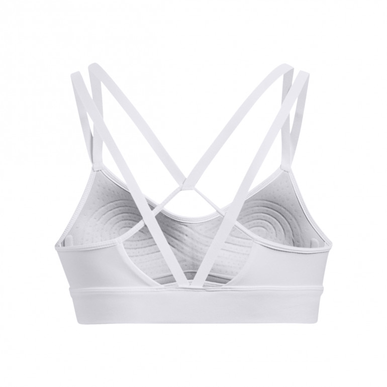 Biustonosz treningowy UNDER ARMOUR UA Infinity Low Strappy - biały