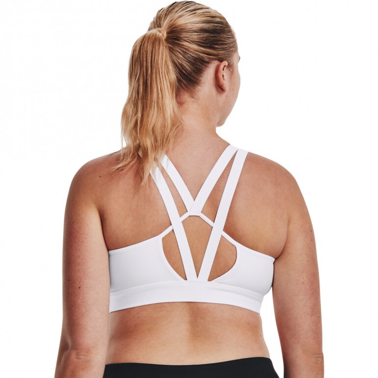 Biustonosz treningowy UNDER ARMOUR UA Infinity Low Strappy - biały