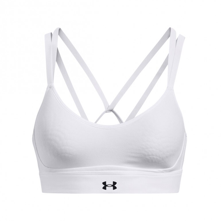 Biustonosz treningowy UNDER ARMOUR UA Infinity Low Strappy - biały
