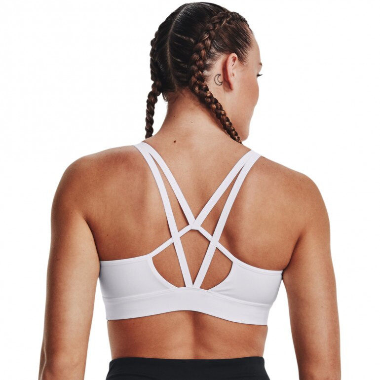 Biustonosz treningowy UNDER ARMOUR UA Infinity Low Strappy - biały