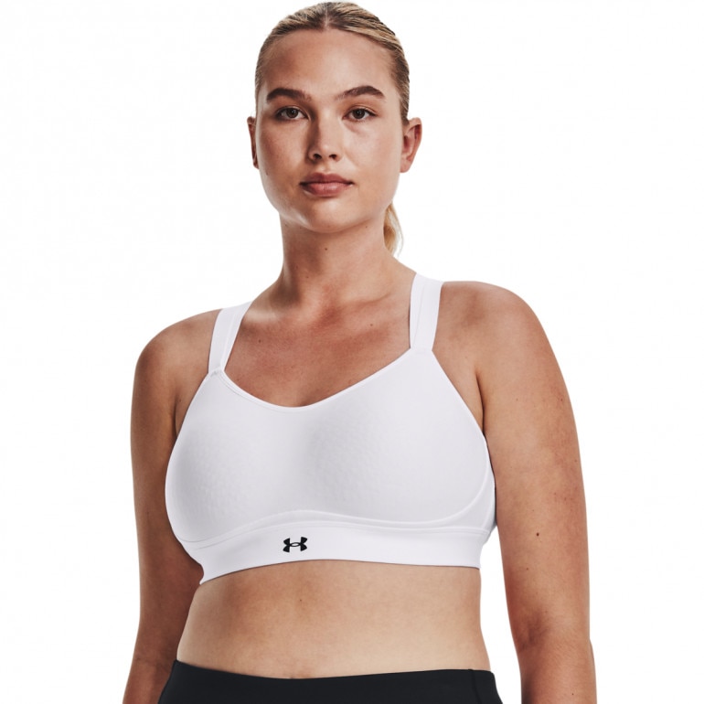 Biustonosz treningowy UNDER ARMOUR UA Infinity Low Strappy - biały