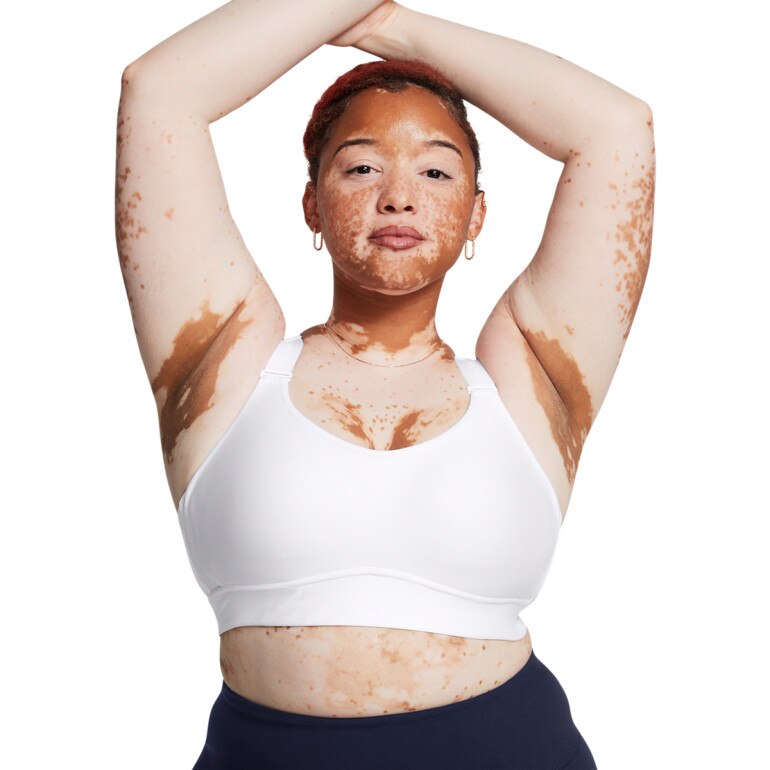 Biustonosz treningowy Under Armour UA Infinity Mid 2.0 Bra - biały