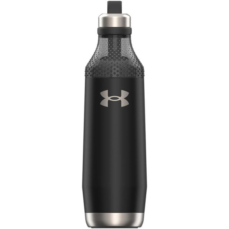 Butelka na wodę Under Armour UA 22oz Infinity Satin Black - czarna