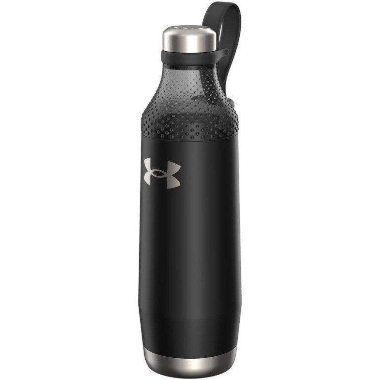 Butelka na wodę Under Armour UA 22oz Infinity Satin Black - czarna