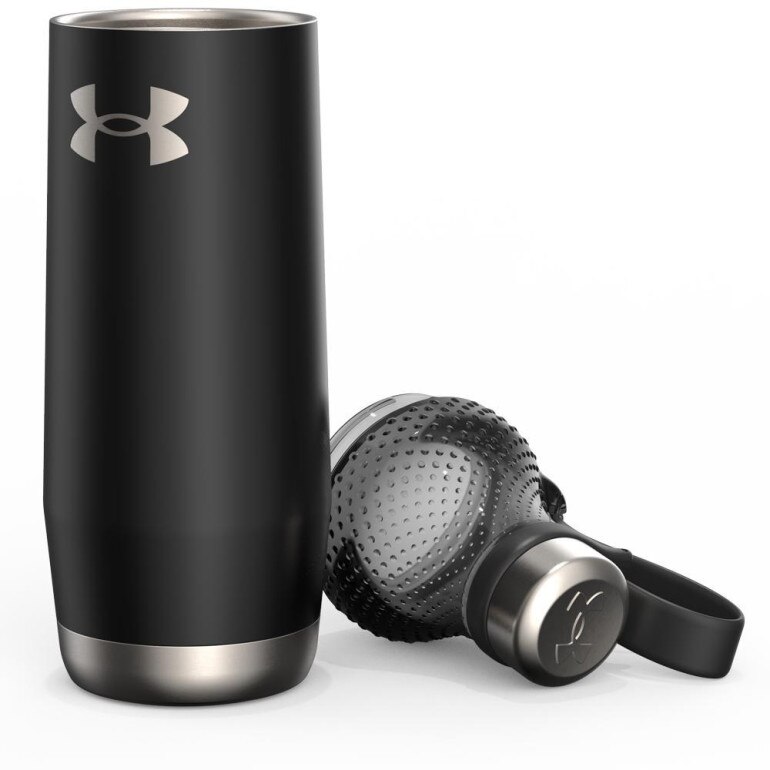 Butelka na wodę Under Armour UA 22oz Infinity Satin Black - czarna