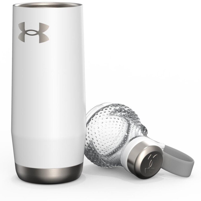 Butelka na wodę Under Armour UA 22oz Infinity Satin White - biała