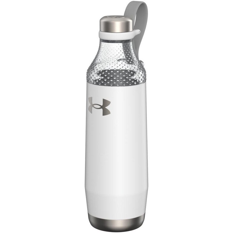 Butelka na wodę Under Armour UA 22oz Infinity Satin White - biała