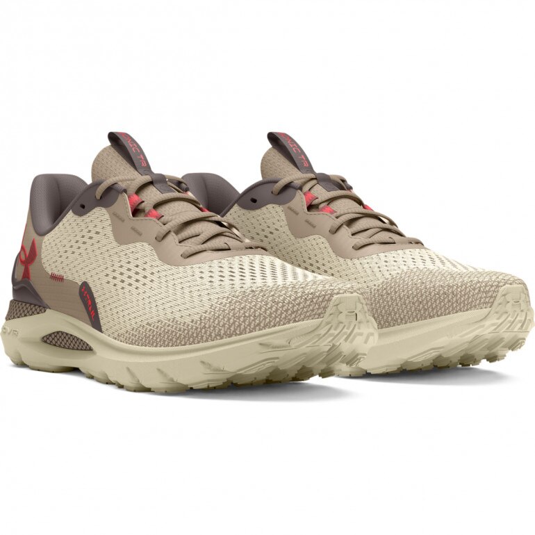 Buty do biegania uniseks Under Armour UA U Sonic Trail - beżowe