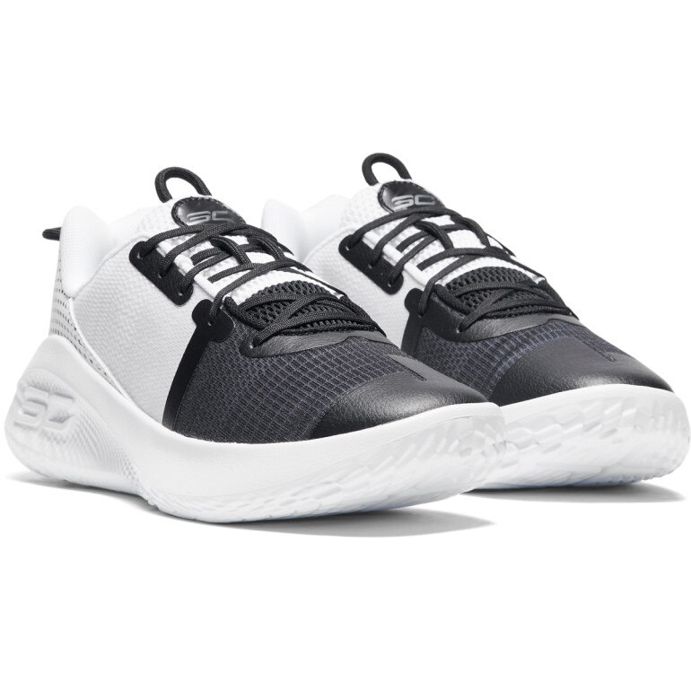 Buty do koszykówki uniseks Under Armour Curry 6 FloTro - białe