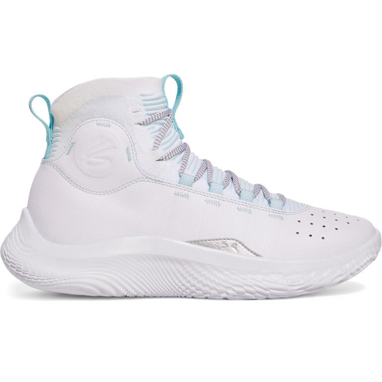 Buty do koszykówki uniseks Under Armour UA Curry 11 FloTro - białe