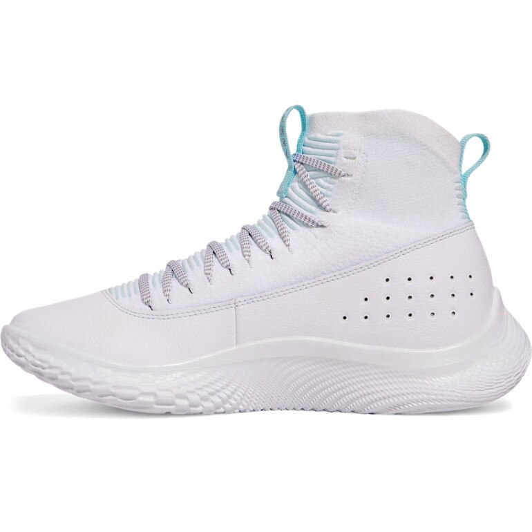 Buty do koszykówki uniseks Under Armour UA Curry 11 FloTro - białe