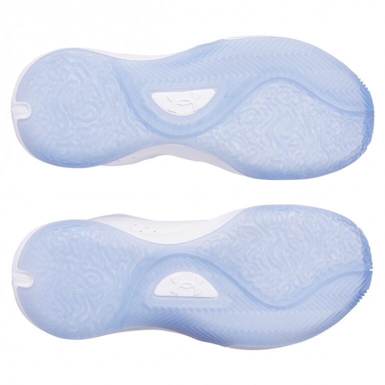 Buty do koszykówki uniseks Under Armour UA Lockdown 7 - białe