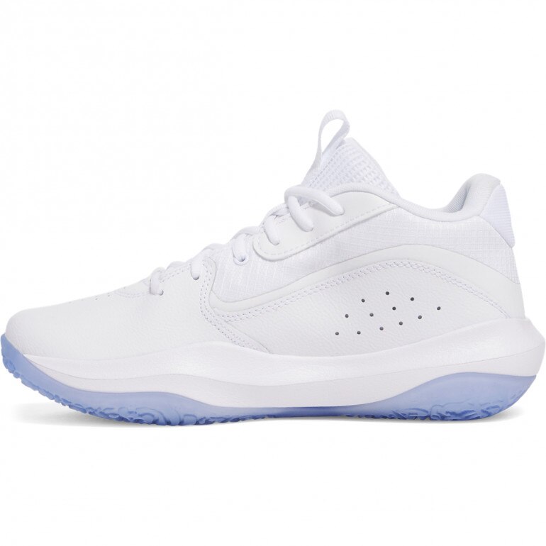 Buty do koszykówki uniseks Under Armour UA Lockdown 7 - białe