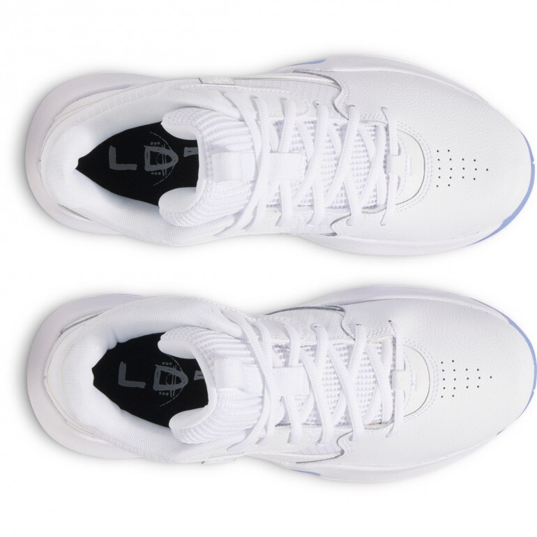Buty do koszykówki uniseks Under Armour UA Lockdown 7 - białe