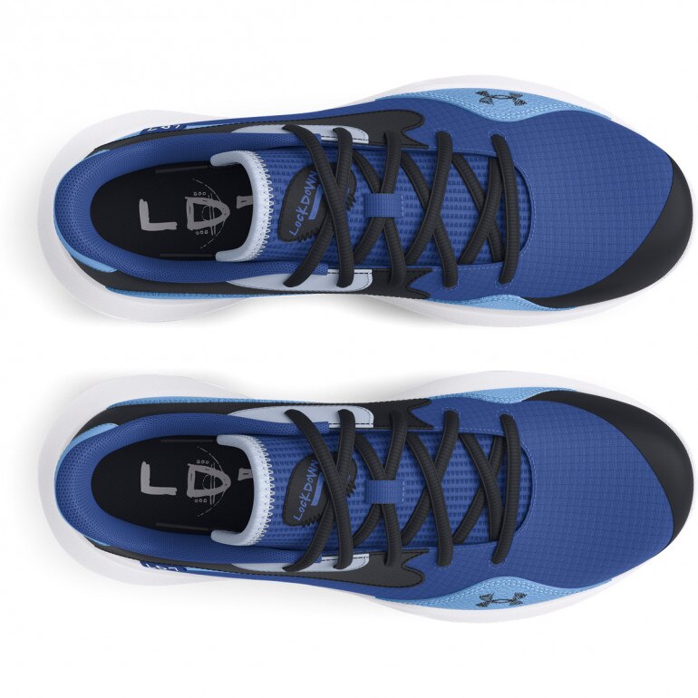 Buty do koszykówki uniseks Under Armour UA Lockdown 7 Low - niebieskie