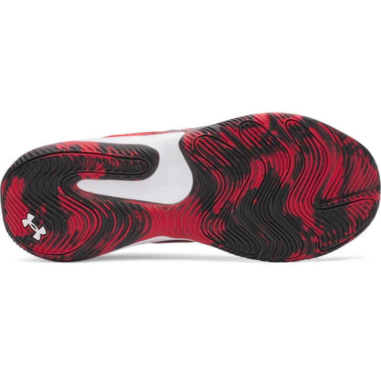 Buty do koszykówki uniseks Under Armour UA Lockdown 8 - czerwone