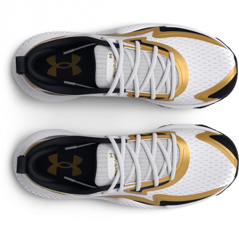 Buty do koszykówki uniseks Under Armour UA Spawn 5 - białe