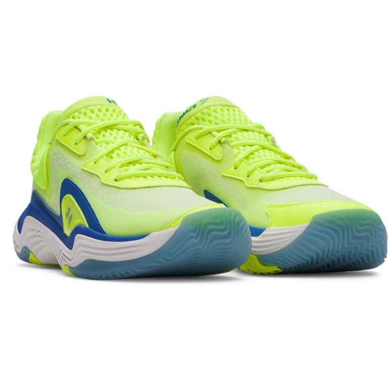 Buty do koszykówki uniseks Under Armour UA Spawn 7 - zielone