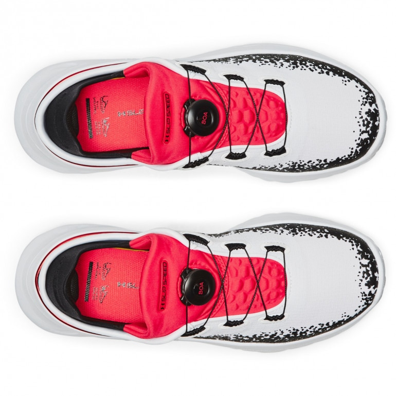 Buty treningowe uniseks Under Armour UA Slipspeed Mega Ripstop - białe 