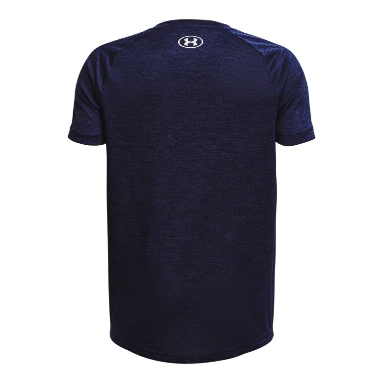Chłopięca koszulka treningowa Under Armour UA Tech 2.0 SS - granatowa