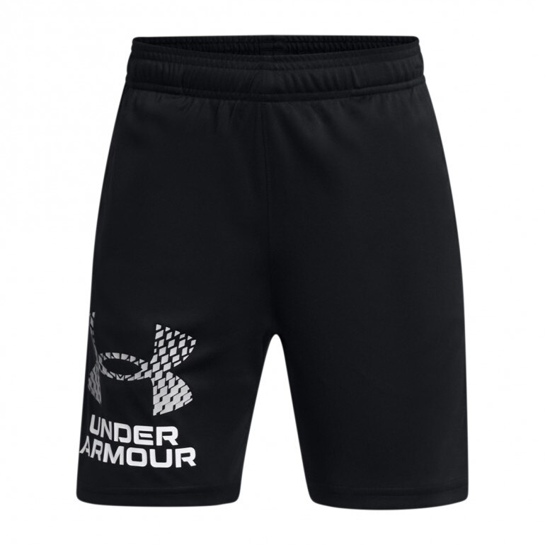 Chłopięce spodenki treningowe Under Armour UA Tech Logo Shorts - czarne