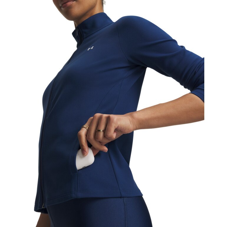Damska bluza treningowa Under Armour Motion FZ - granatowa