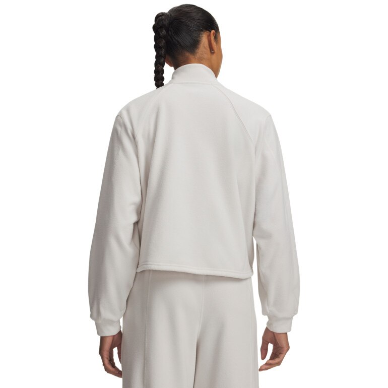 Damska bluza treningowa Under Armour UA Performance Fleece QZ - kremowa