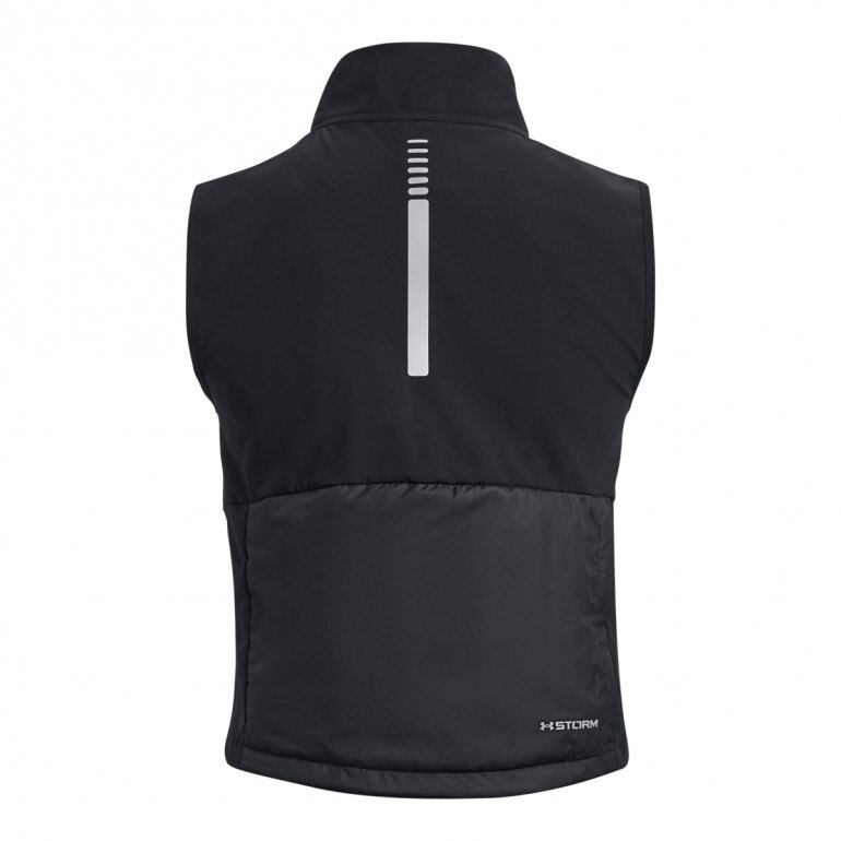 Damska kamizelka do biegania Under Armour Launch Insulated Vest - czarna 