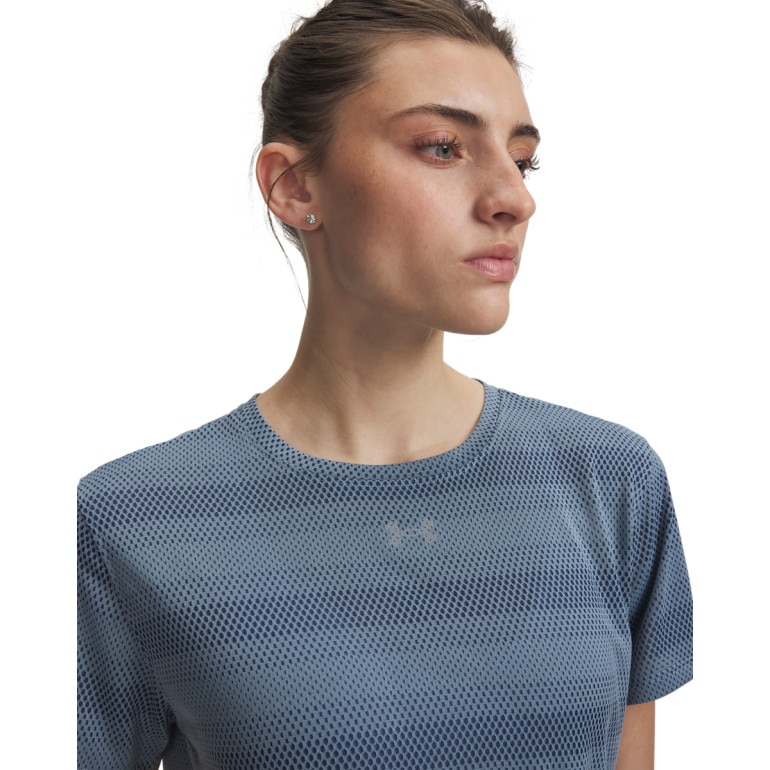 Damska koszulka do biegania Under Armour UA Velociti Shortsleeve - niebieska