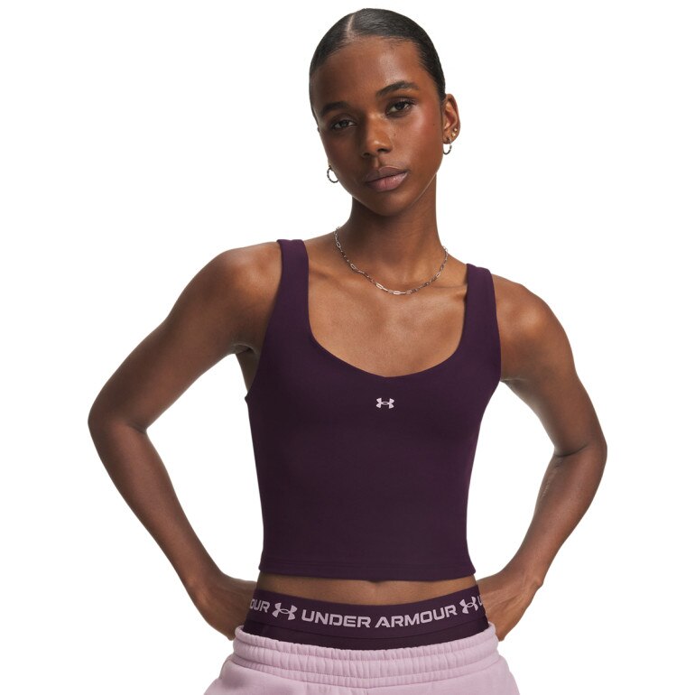 Damska koszulka treningowa bez rękawów Under Armour Motion Tank - fioletowa