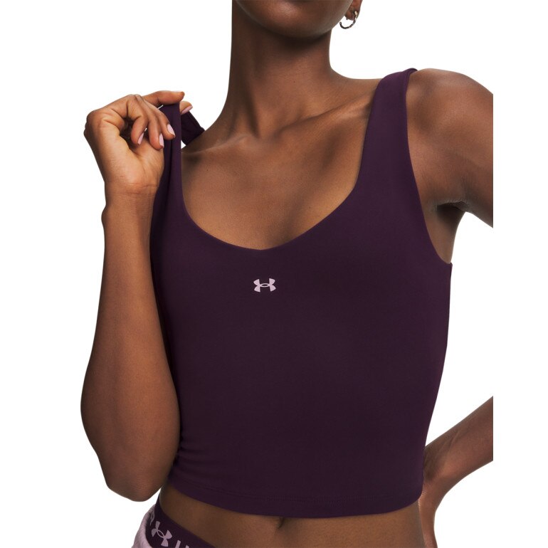Damska koszulka treningowa bez rękawów Under Armour Motion Tank - fioletowa