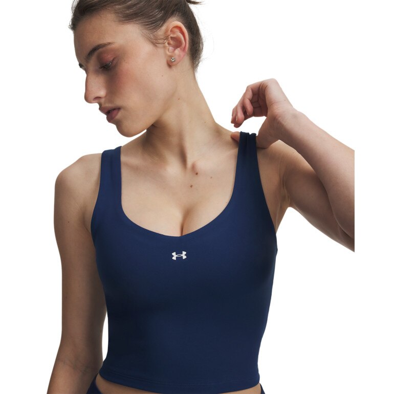Damska koszulka treningowa bez rękawów Under Armour Motion Tank - granatowa