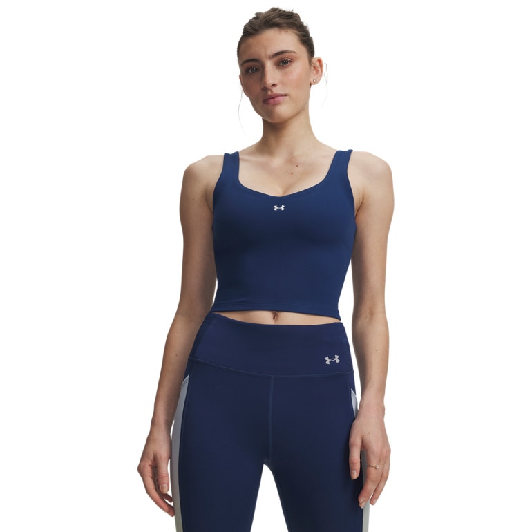 Damska koszulka treningowa bez rękawów Under Armour Motion Tank - granatowa