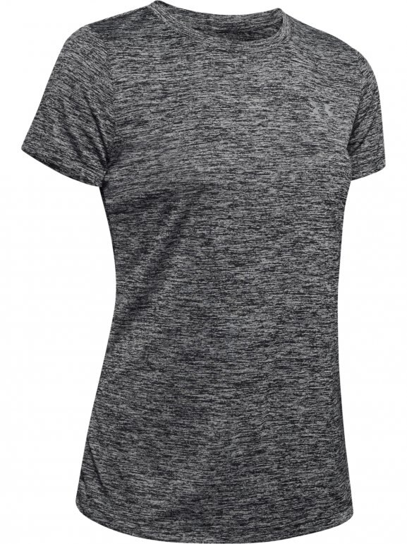 Damska koszulka treningowa UNDER ARMOUR Tech SSC - Twist - szara