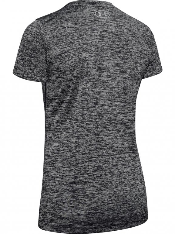 Damska koszulka treningowa UNDER ARMOUR Tech SSC - Twist - szara