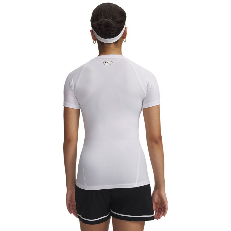 Damska koszulka treningowa Under Armour UA HG Authentics Comp SS - biała