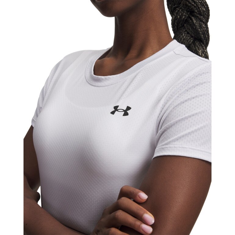 Damska koszulka treningowa Under Armour UA Tech Mesh - biała