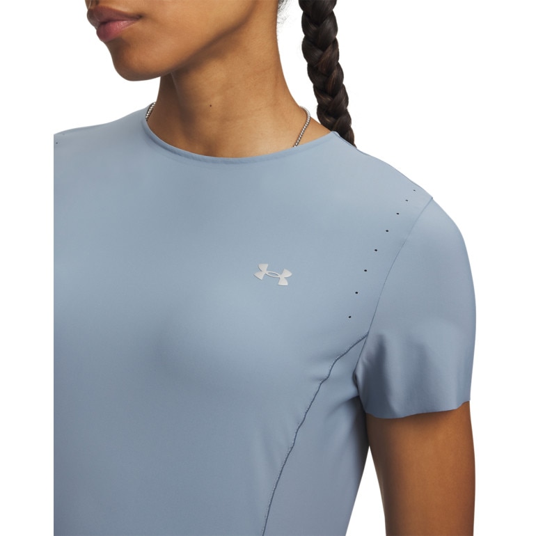 Damska koszulka treningowa Under Armour Vanish Elite Short Sleeve - niebieska