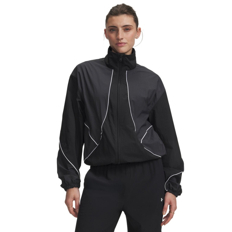 Damska kurtka przejściowa Under Armour Unstoppable Wvn Wind Jkt - czarna