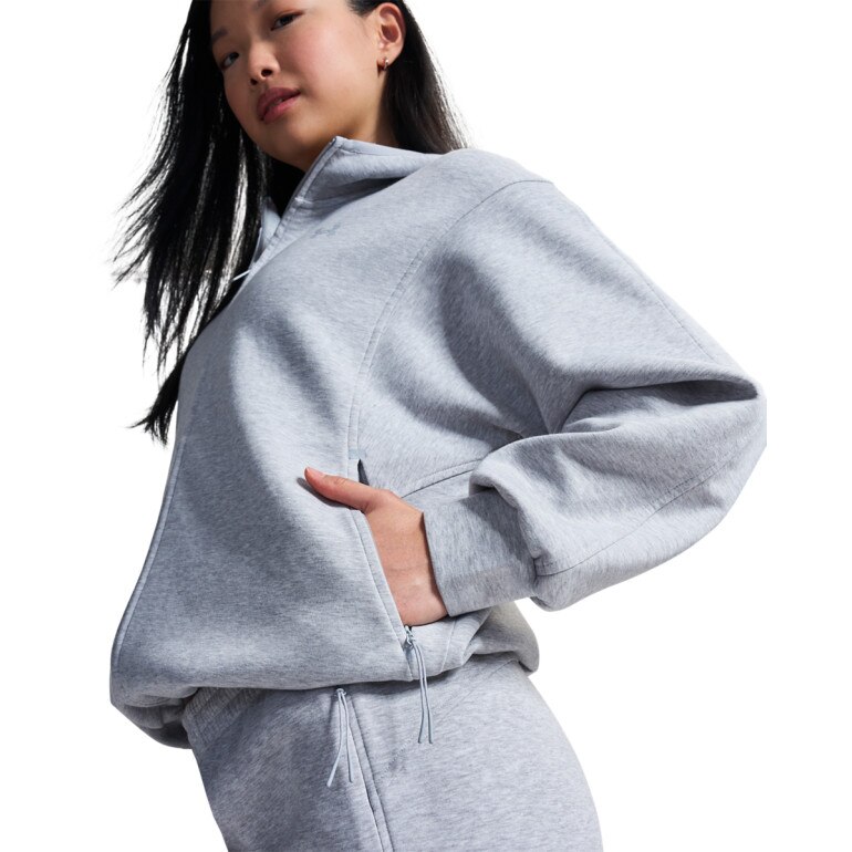 Damska kurtka Under Armour Unstoppable Fleece FZ Jkt - szara