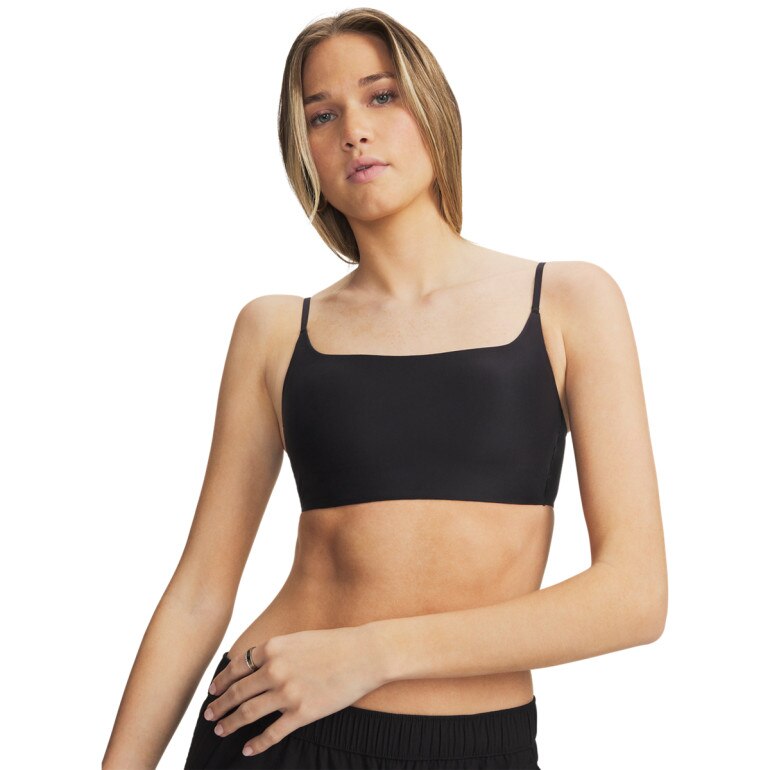 Damski biustonosz treningowy Under Armour Open Back Bralette - czarny