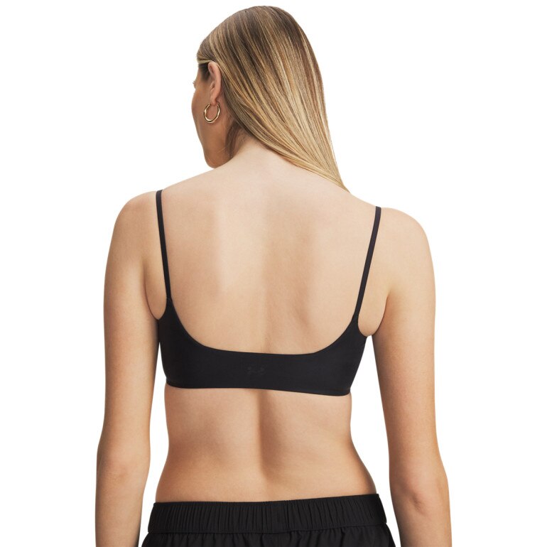 Damski biustonosz treningowy Under Armour Open Back Bralette - czarny