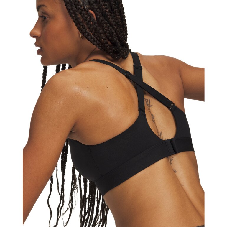 Damski biustonosz treningowy Under Armour UA Effortless High - czarny