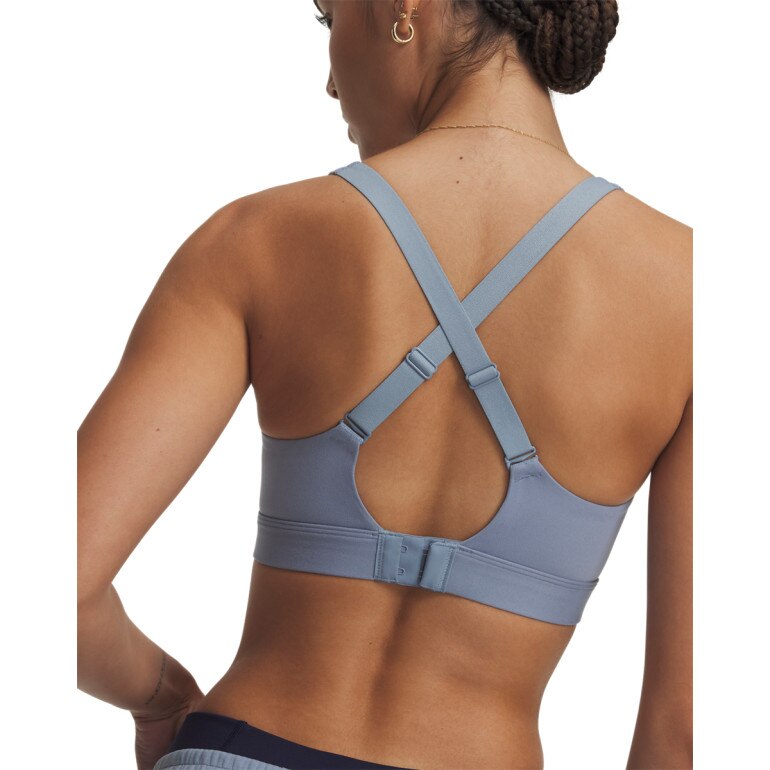 Damski biustonosz treningowy Under Armour UA Effortless High - niebieski